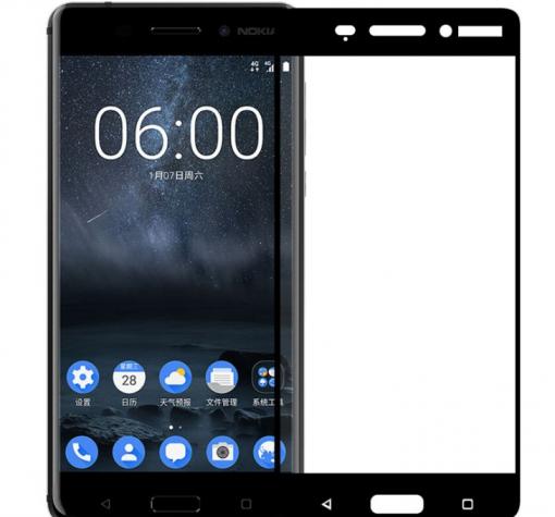 4D EQUIPTORS full cover Tempered glass Full Glue screen protector Nokia 3.1 2018 / Извит стъклен скрийн протектор с лепило от вътрешната страна за Nokia 3.1 2018 - черен