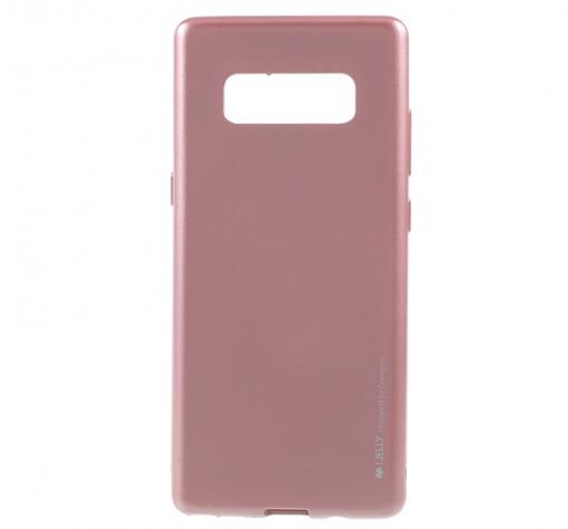 Силиконов калъф / гръб / TPU MERCURY i-Jelly Case Metallic Finish за Samsung Note 8 N950 - Rose Gold