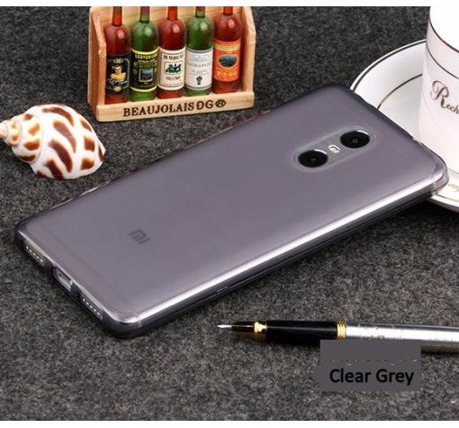 Силиконов калъф / гръб / TPU за Xiaomi RedMi Note 4 - сив / мат