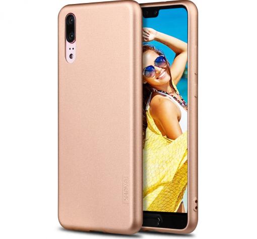 Оригинален силиконов калъф / гръб / TPU X-LEVEL Guardian Series за Huawei P20 Pro - златист / мат
