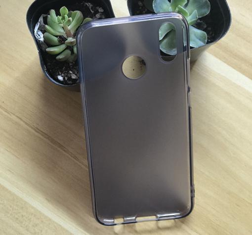 Ултра тънък силиконов калъф / гръб / TPU Ultra Thin за Huawei P20 Lite - сив / прозрачен