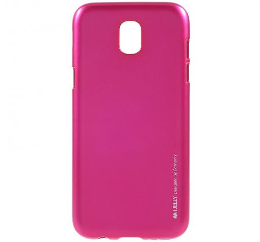 Силиконов калъф / гръб / TPU MERCURY i-Jelly Case Metallic Finish за Samsung J7 2017 J730 - цикламен