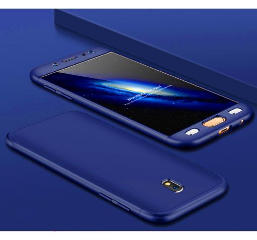 Твърд гръб Magic Skin 360° FULL за Samsung J7 2017 J730 - син