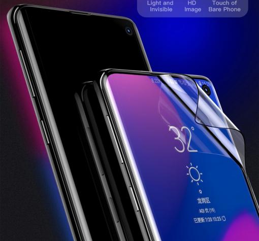 5D Full Cover Nano Mater Fast Soft Active Screen Protector Samsung S10 Plus / 5D извит активен скрийн протектор за Samsung S10 Plus