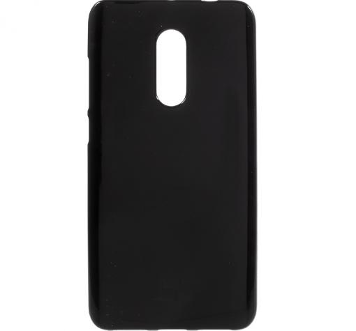 Луксозен силиконов калъф / гръб / TPU Jelly Case за Xiaomi RedMi Note 4 / RedMi Note 4X - черен