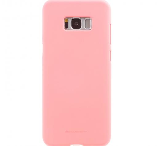 Луксозен силиконов калъф / гръб / TPU Mercury GOOSPERY Soft Jelly Case за Samsung S8 G955 Plus - корал