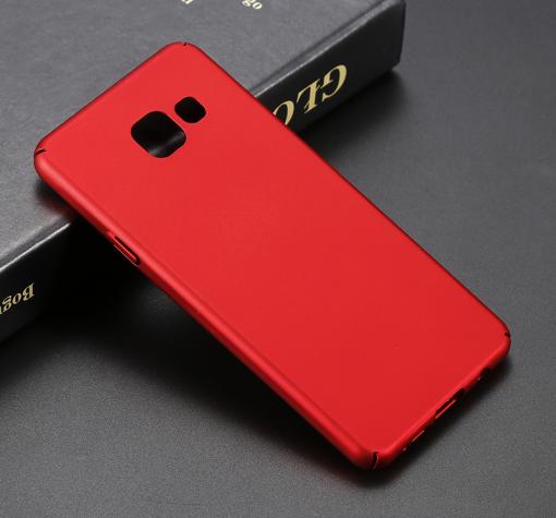Луксозен твърд гръб за Samsung A3 2016 A310 - червен