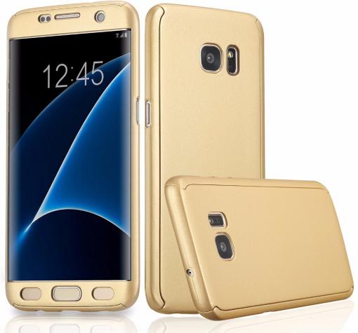 Твърд гръб Magic Skin 360° FULL за Samsung S7 G930 - златист