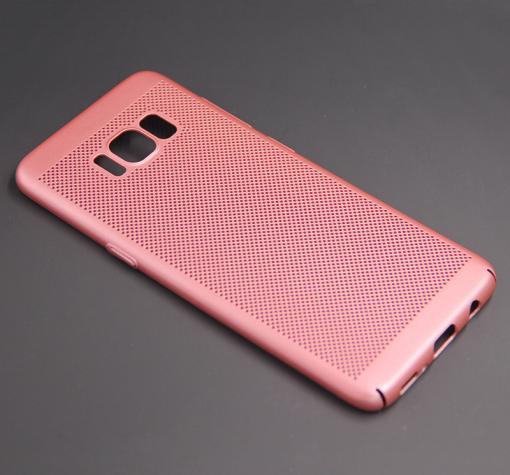Твърд гръб за Samsung S8 Plus G955 - Rose Gold / Grid