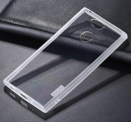 Луксозен силиконов калъф / гръб / ТПУ X-level за Sony Xperia XA2 - прозрачен