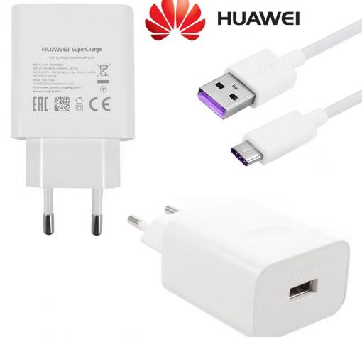 Оригинално зарядно устройство Huawei Super Charge Type-C 220V 4.5V 5A