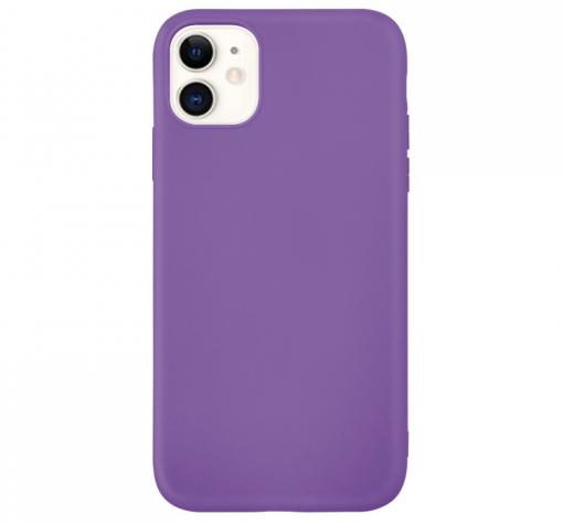 Луксозен силиконов калъф / гръб / Nano TPU за Apple iPhone 12 Pro Max 6.7" - лилав