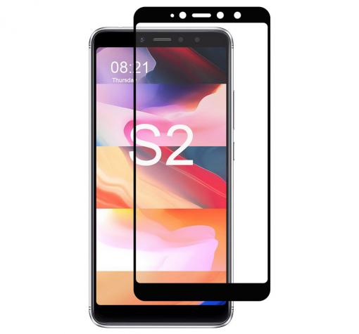 3D full cover Tempered glass screen protector Xiaomi RedMi S2 / Извит стъклен скрийн протектор Xiaomi RedMi S2 - черен
