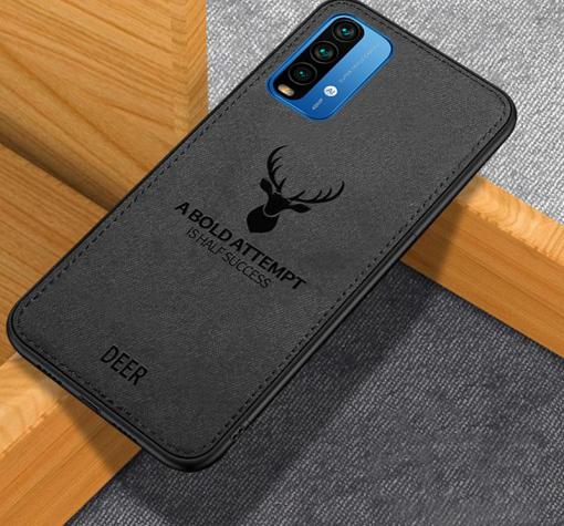 Луксозен гръб Deer за Xiaomi Redmi 9T - черен