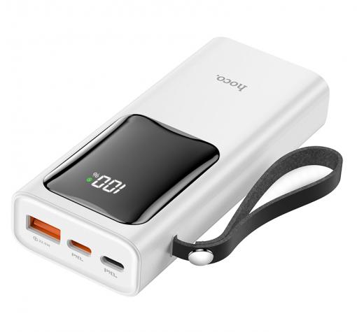 Универсална външна батерия HOCO J41 Pro Power Bank Fast Charge 10000mAh / PD 20W / 2xType-C / Universal HOCO J41 Pro Power Bank 10000mAh / Type-C / PD 20W - Бяла