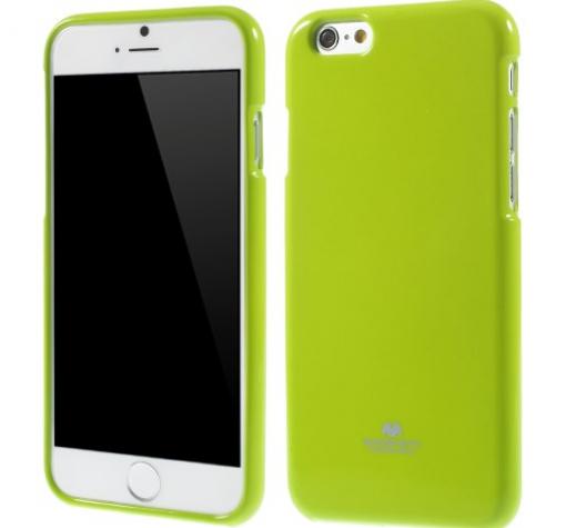 Луксозен силиконов калъф / гръб / TPU Mercury GOOSPERY Jelly Case за Apple iPhone 6 4.7" - зелен