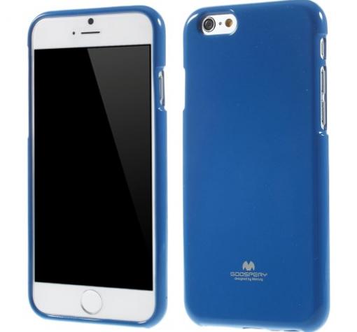 Луксозен силиконов калъф / гръб / TPU Mercury GOOSPERY Jelly Case за Apple iPhone 6 4.7" - тъмно син