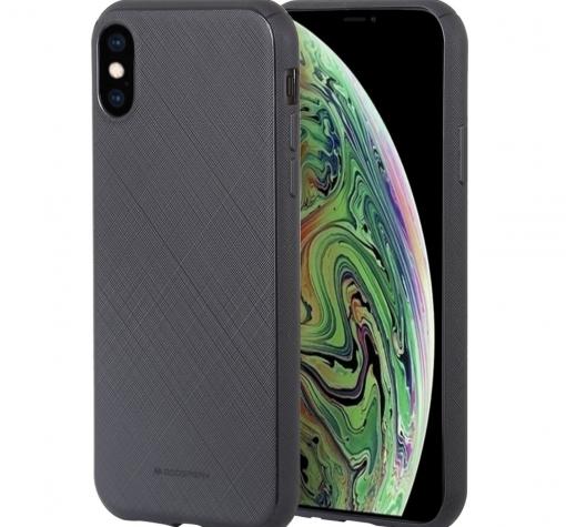 Луксозен силиконов калъф / гръб / TPU Mercury GOOSPERY Style Lux за Samsung A7 2018 A750F - тъмно син