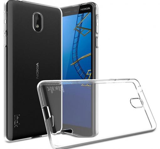 Силиконов калъф / гръб / TPU за Nokia 1 Plus - прозрачен