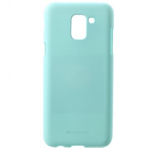 Луксозен силиконов калъф / гръб / TPU Mercury GOOSPERY Soft Jelly Case за Samsung J6 2018 - мента