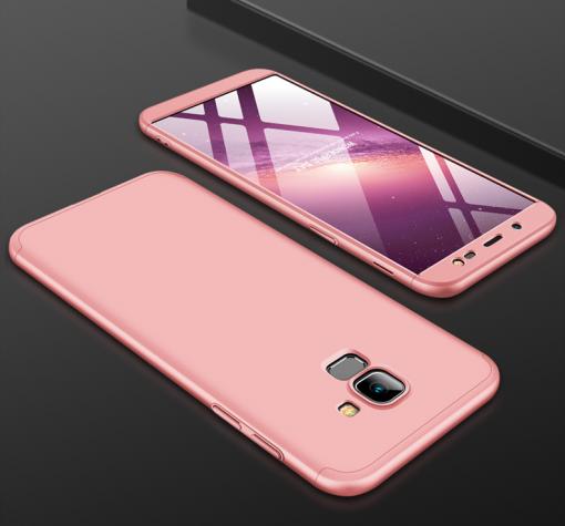 Твърд гръб Magic Skin 360° FULL за Samsung J6 2018 - Rose Gold
