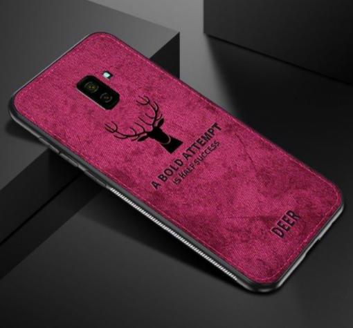 Луксозен гръб Deer за Samsung J6 Plus 2018 - цикламен