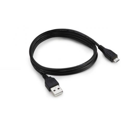 Micro USB кабел за зареждане и пренос на данни с дължина 2m за Samsung, LG, HTC, Sony, Lenovo и други - черен