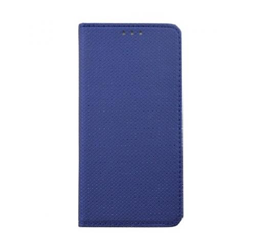 Кожен калъф Flip тефтер със стойка за Huawei P9 Lite Mini / Y6 Pro 2017 - тъмно син / ромбове / Flexi