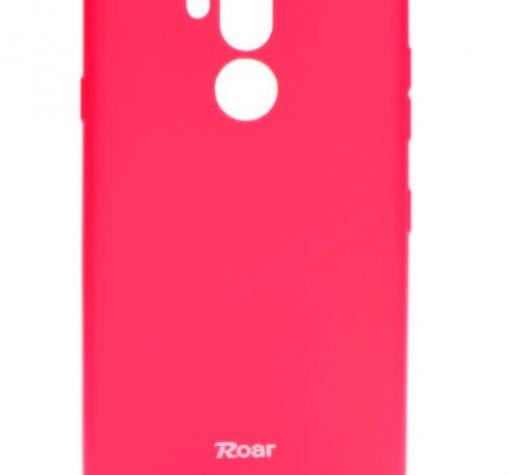 Луксозен силиконов калъф / гръб / TPU Roar All Day за LG G7 ThinQ - корал