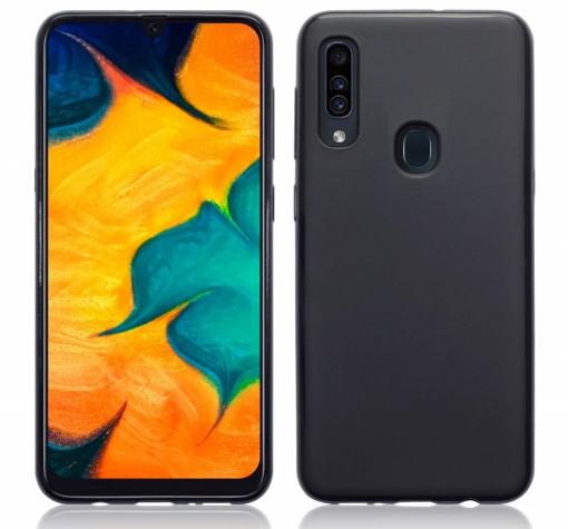 Силиконов калъф / гръб / TPU за Huawei Honor 20 Lite - черен / мат