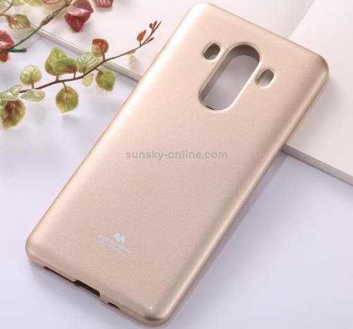 Луксозен силиконов калъф / гръб / TPU Mercury GOOSPERY Jelly Case за Huawei Mate 10 Pro - златист