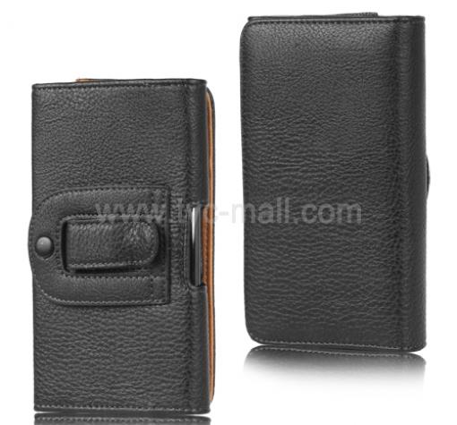Хоризонтален кожен кaлъф за колан - Samsung i9220 Note N7000