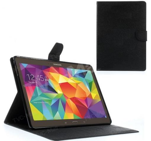 Кожен калъф Flip тефтер Mercury GOOSPERY Fancy Diary със стойка за Samsung Tab S 10.5" T800 / T805 - черен