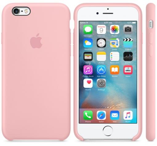 Оригинален кожен гръб за Apple iPhone 7 Plus - розов