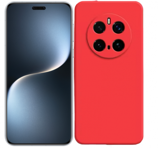 Силиконов калъф / кейс / Nano TPU за Honor Magic 7 Pro - червен гръб със защита за камерата