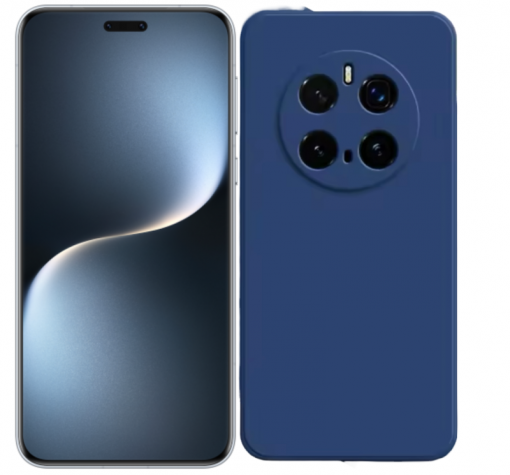 Силиконов калъф / кейс / Nano TPU за Honor Magic 7 Pro - тъмно син гръб със защита за камерата