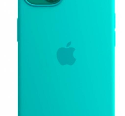 Оригинален гръб Silicone Case за Apple iPhone 13 6.1" - мента