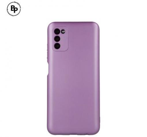 Силиконов калъф / гръб / Metallic Cover кейс за Samsung A34 Violet - лилав