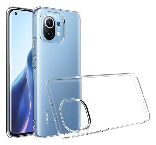 Силиконов калъф / гръб / кейс TPU NORDIC Jelly Case за Xiaomi Mi 11 Lite - прозрачен