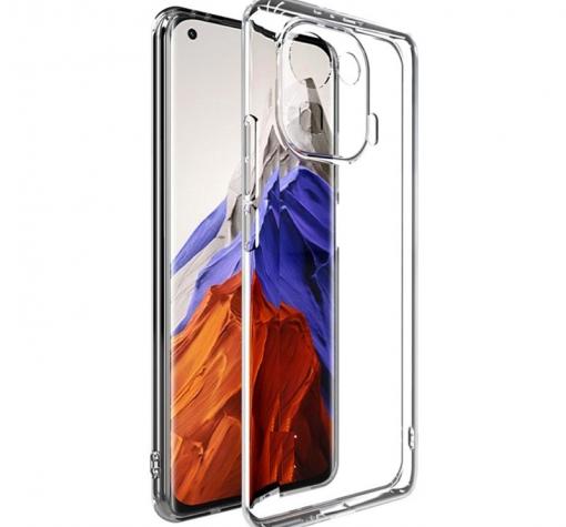 Луксозен силиконов калъф / гръб / TPU 2.0mm за Xiaomi Mi 11 Pro - прозрачен
