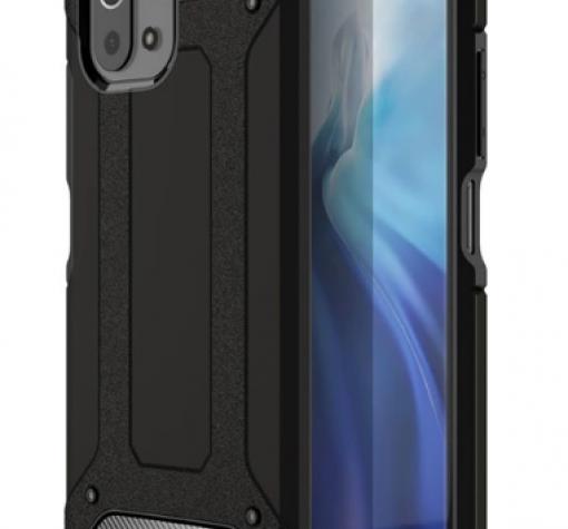 Силиконов гръб TPU Spigen Hybrid с твърда част за Xiaomi Mi 11 - черен