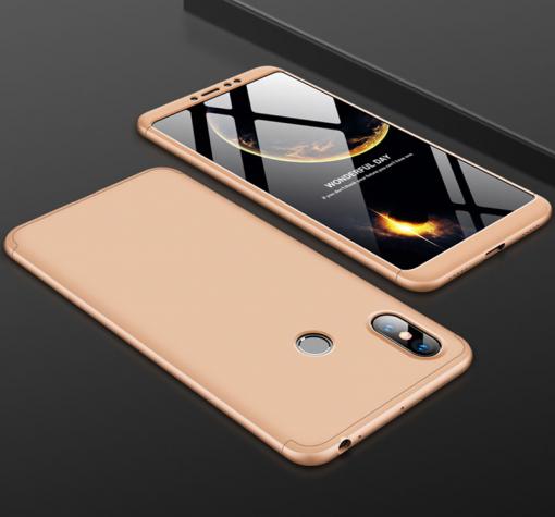 Твърд гръб Magic Skin 360° FULL за Xiaomi Mi 8 - златист