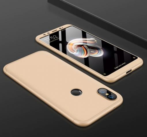 Твърд гръб Magic Skin 360° FULL за Xiaomi Mi A2 / Mi 6X - златист