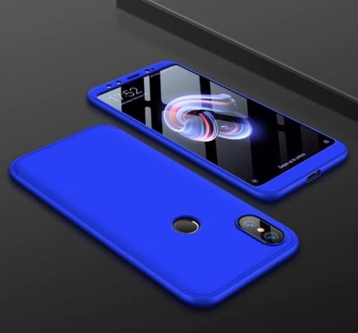Твърд гръб Magic Skin 360° FULL за Xiaomi Mi A2 / Mi 6X - син
