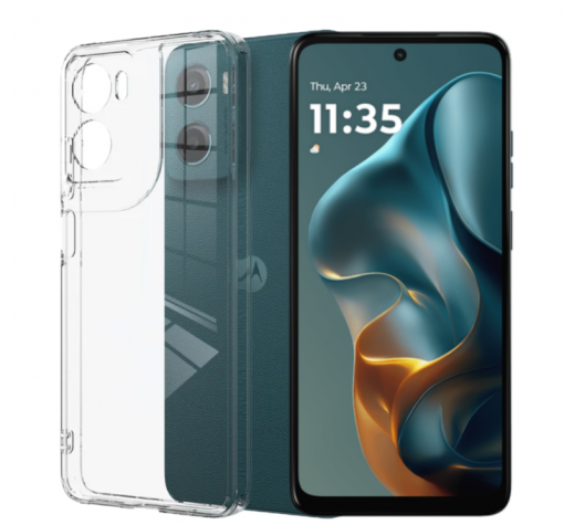Силиконов калъф / гръб / TPU кейс 2mm за Motorola Moto G05 / Moto E15 - прозрачен гръб със защита за камерата