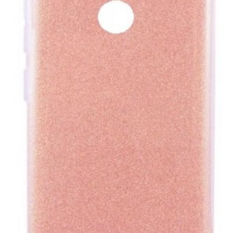 Силиконов калъф / гръб / TPU кейс за Motorola Moto G9 Play - розов / брокат