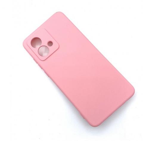 Силиконов калъф / кейс / за Motorola Moto G84 - розов гръб със защита за камерата