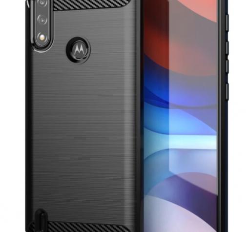 Силиконов калъф / гръб / TPU за Motorola Moto E7 Power / Moto E7i Power - черен / carbon