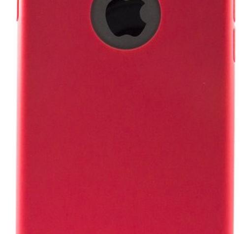 Ултра тънък силиконов гръб / капак / Ultra Thin TPU FSHANG за Apple iPhone 6 / 6S - червен