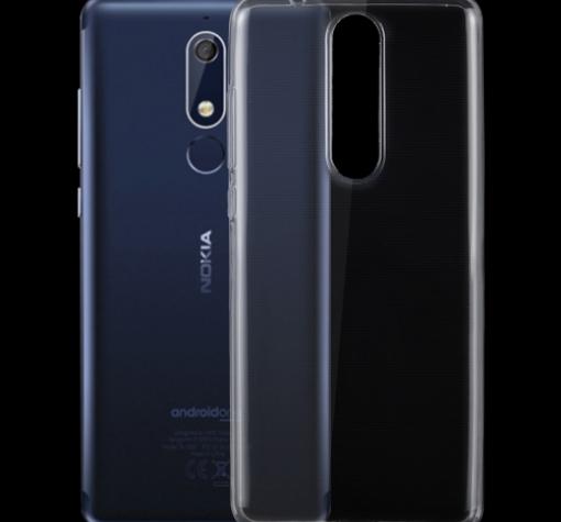 Силиконов калъф / гръб / TPU NORDIC Jelly Case за Nokia 3.1 2018 - прозрачен